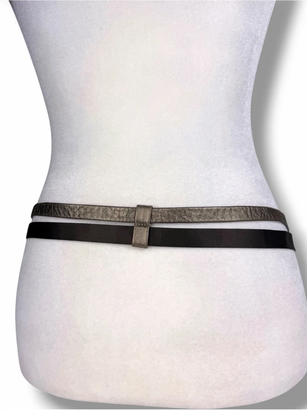Rare ARCHIVE Chanel 2004 Runway Belt Karl Lagerfeld Era Leather & Gold 85 - Picture 8 of 16